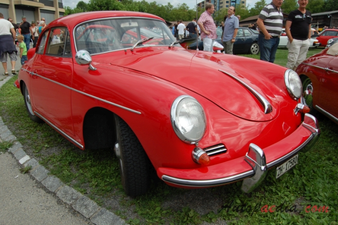 Porsche 356 1948-1965 (1960 1600 Super Karmann Coupé), prawy przód