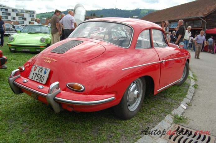 Porsche 356 1948-1965 (1960 1600 Super Karmann Coupé), prawy tył