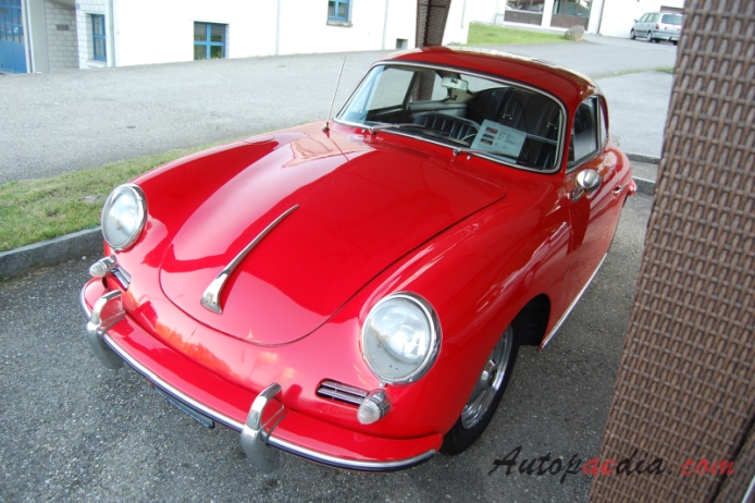 Porsche 356 1948-1965 (1962 356B 1600S Coupé), lewy przód
