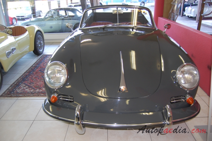 Porsche 356 1948-1965 (1962 356B T6 Cabrio S Reutter), przód