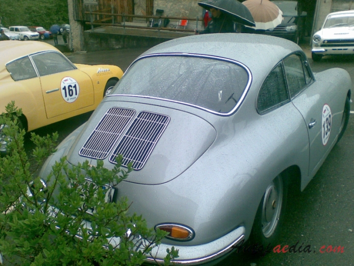 Porsche 356 1948-1965 (1963 356C Coupé),  left rear view