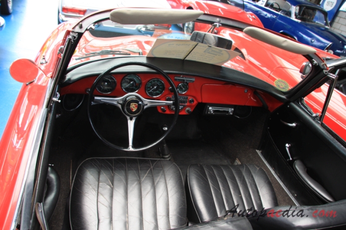 Porsche 356 1948-1965 (1964 356C Cabriolet), interior