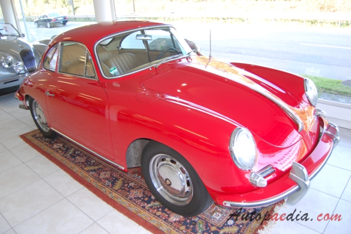 Porsche 356 1948-1965 (1964 356C Coupé), prawy przód