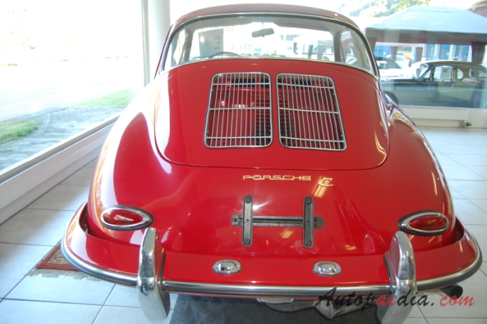 Porsche 356 1948-1965 (1964 356C Coupé), tył