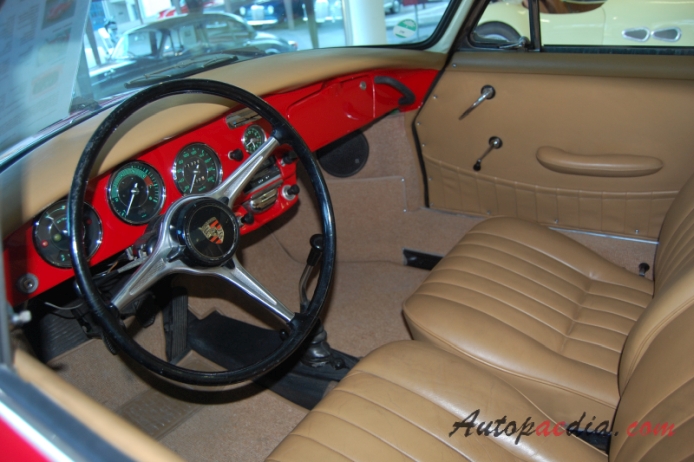 Porsche 356 1948-1965 (1964 356C Coupé), wnętrze