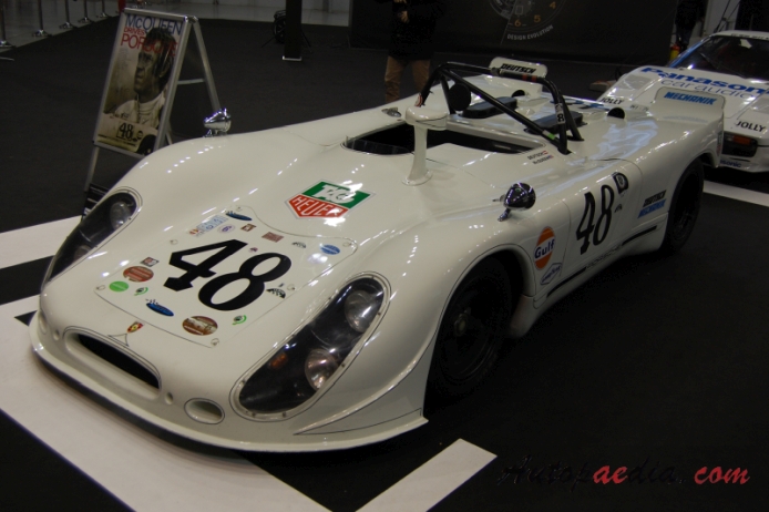 Porsche 908 1968-1971 (1968 908.02 LeMans Steve McQüen), lewy przód