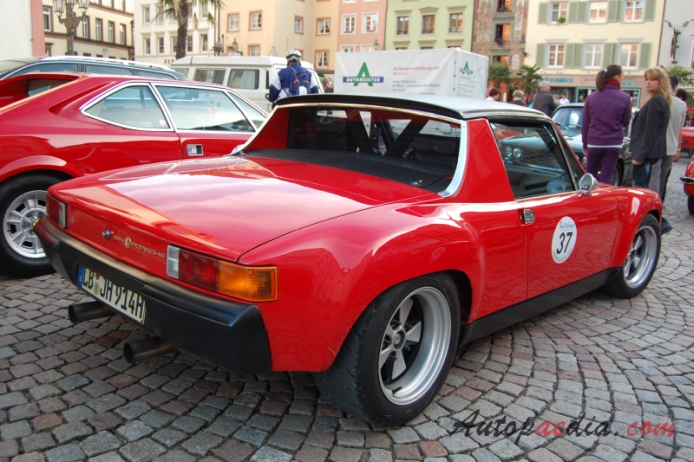 Porsche 914 1969-1976 (1973), right rear view