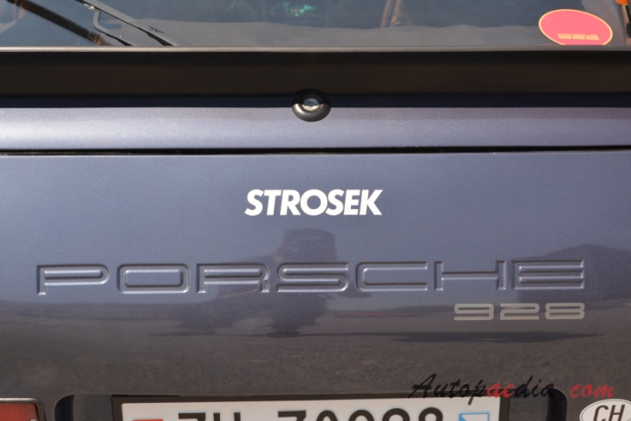 Porsche 928 1977-1995 (1985 Strosek Tuning), rear emblem  