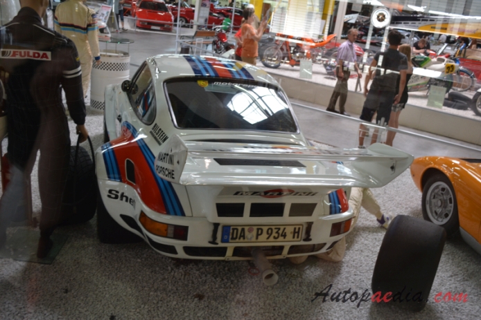 Porsche 934 1976-1977 (1976 934/5 Coupé 2d), tył