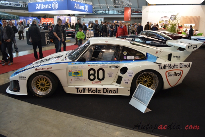 Porsche 935 1976-1981 (1980 935 L1 auto wyścigowe), lewy bok