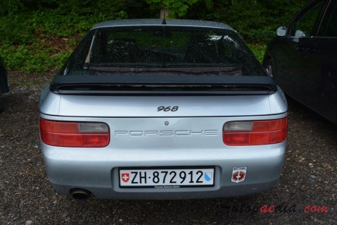 Porsche 968 1992-1995 (Coupé 2d), rear view
