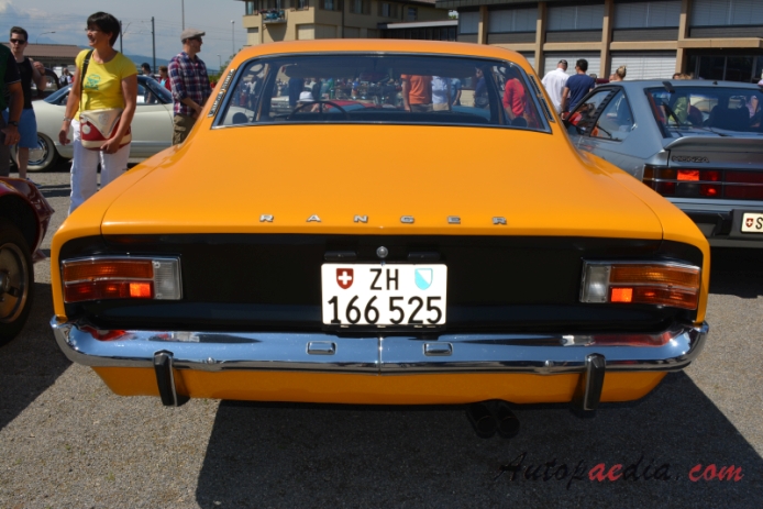 Ranger Model A 1970-1972 (GTS Coupé 2d), rear view