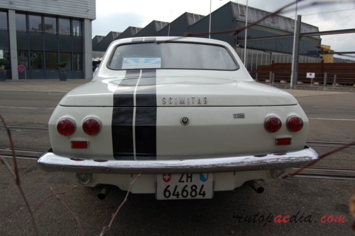 Reliant Scimitar 1964-1985 (1967 SE4 2994cc Coupé), rear view