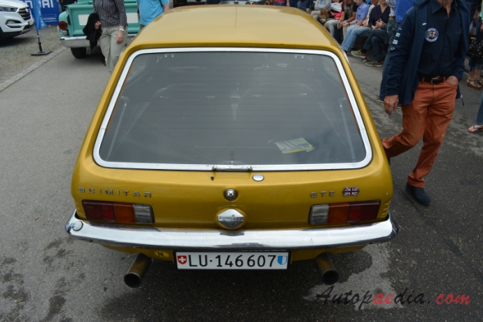 Reliant Scimitar 1964-1985 (1972-1975 SE5a GTE shooting brake), tył