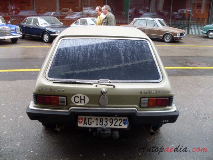 Reliant Scimitar 1964-1985 (1975-1985 GTE SE6 Grand Touring Estate), tył