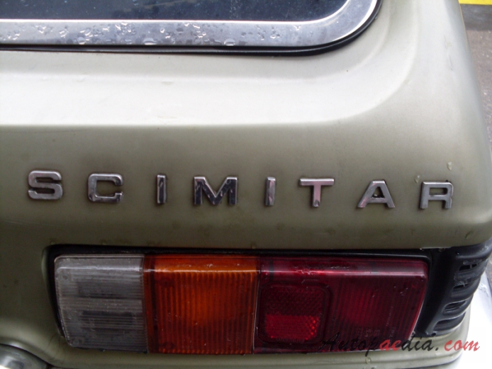 Reliant Scimitar 1964-1985 (1975-1985 GTE SE6 Grand Touring Estate), rear emblem  