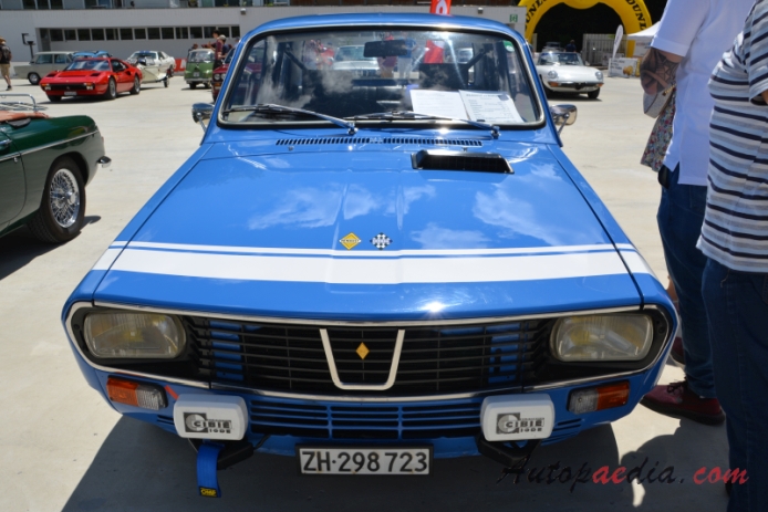 Renault 12 1969-1980 (1972 Renault 12 Gordini saloon 4d), front view