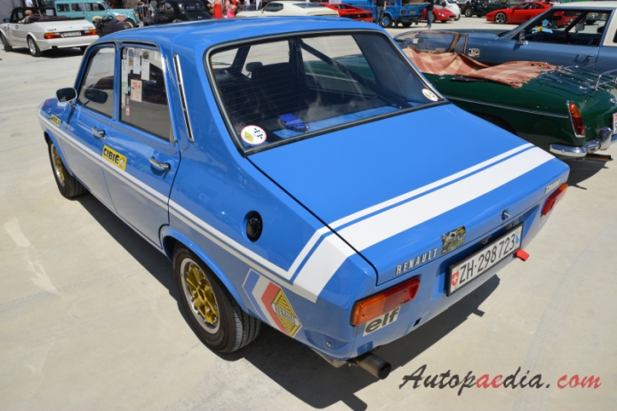Renault 12 1969-1980 (1972 Renault 12 Gordini saloon 4d),  left rear view