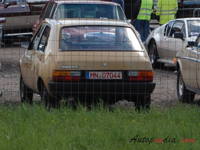 Renault 14 1976-1983 (1979-1983 GTL hatchback 5d), tył