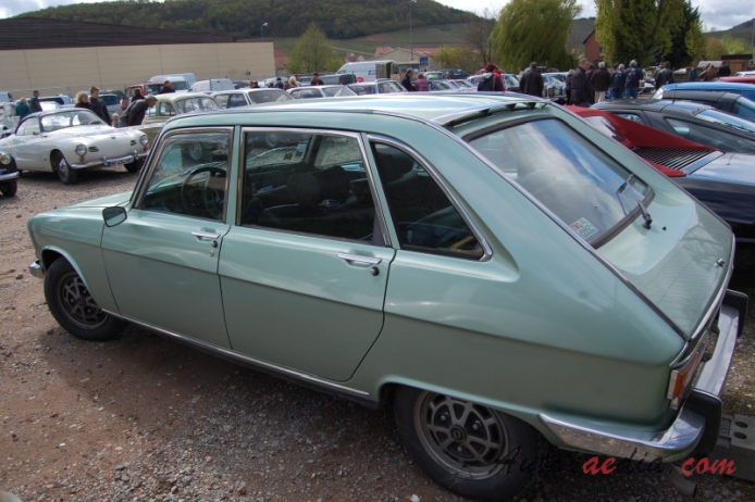 Renault 16 1965-1980 (1973-1980 Renault 16 TX hatchback 5d),  left rear view