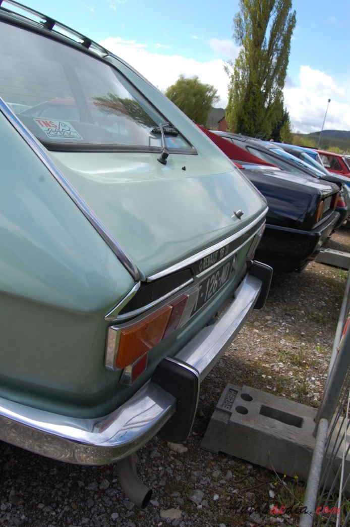 Renault 16 1965-1980 (1973-1980 Renault 16 TX hatchback 5d), tył