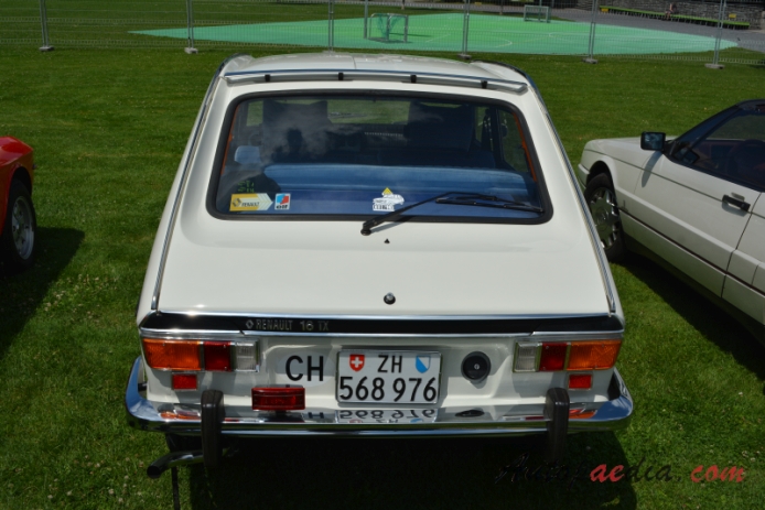 Renault 16 1965-1980 (1973-1980 Renault 16 TX hatchback 5d), rear view