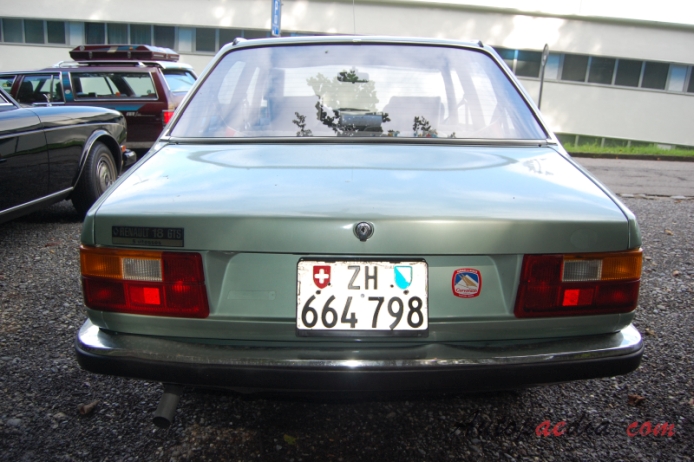 Renault 18 1978-1989 (1978-1982 GTS sedan 4d), rear view
