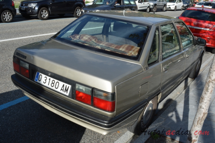 Renault 21 1986-1994 (1986-1989 sedan 4d), right rear view