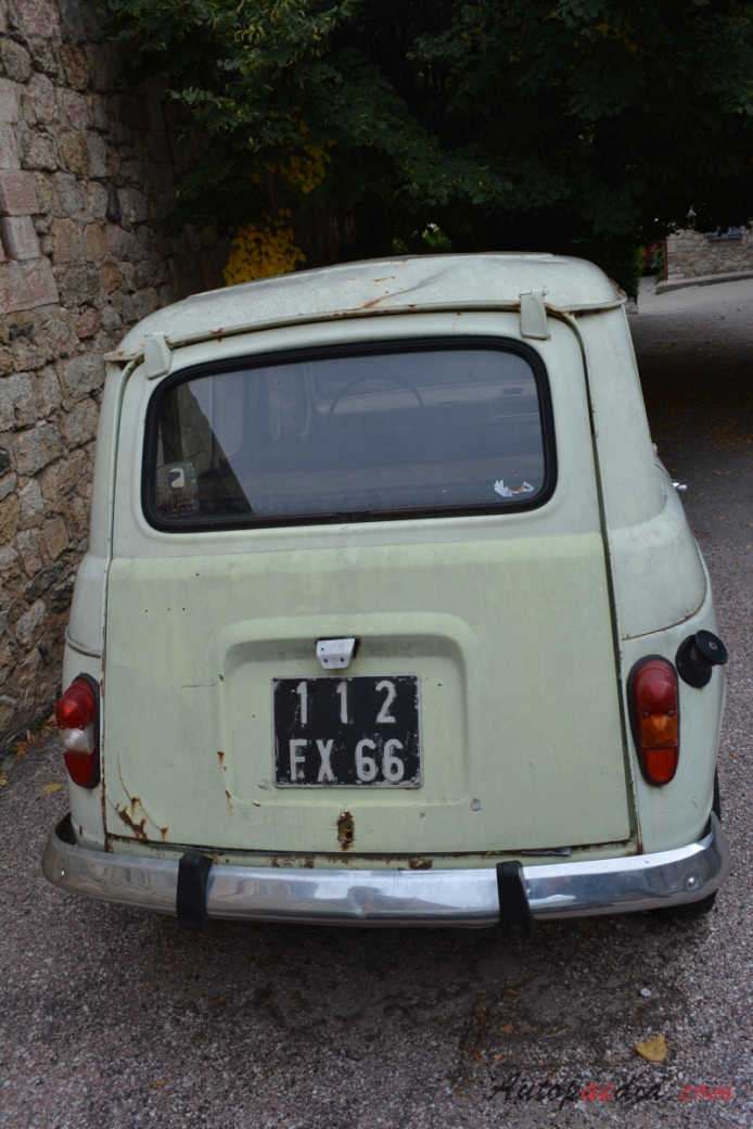 Renault 4 1961-1994 (1974-1994), rear view