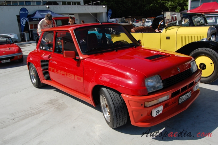 Renault 5 1972-1996 (1980-1986 Turbo), prawy przód