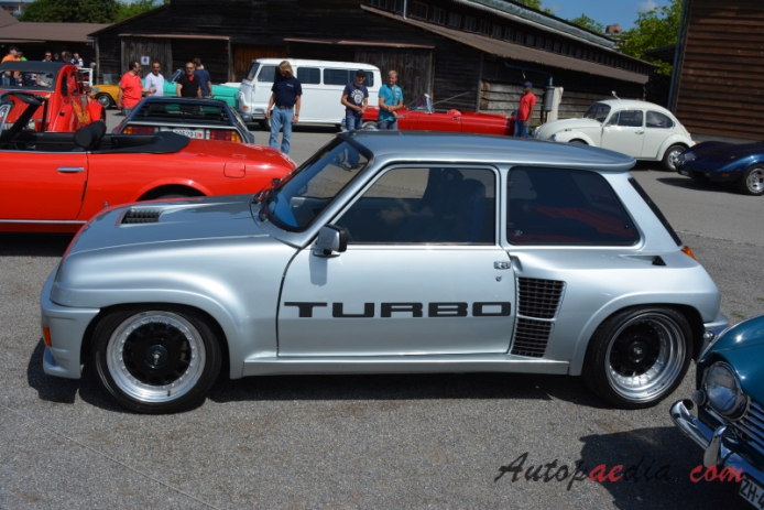 Renault 5 1972-1996 (1980-1986 Turbo), left side view
