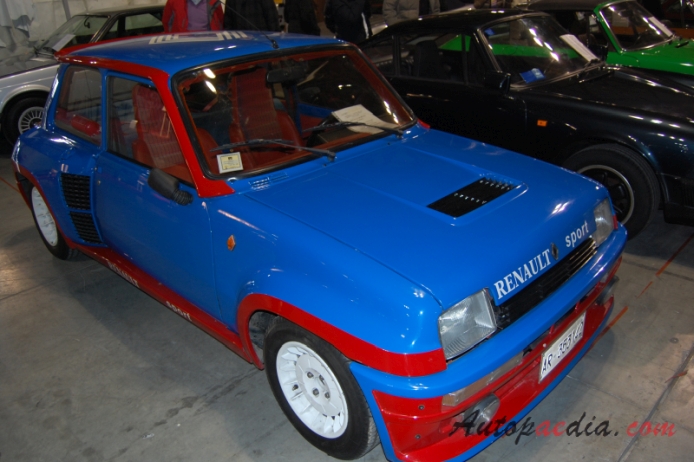 Renault 5 1972-1996 (1981 Turbo 1), right front view