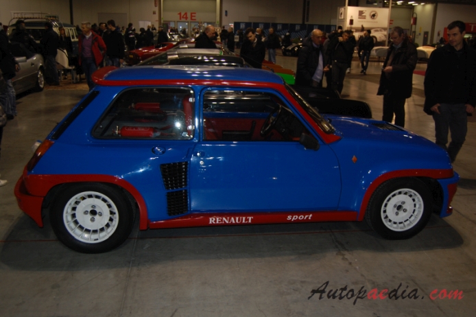Renault 5 1972-1996 (1981 Turbo 1), right side view