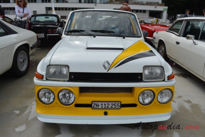 Renault 5 1972-1996 (1981 Turbo 1), front view