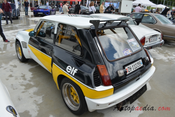 Renault 5 1972-1996 (1981 Turbo 1),  left rear view