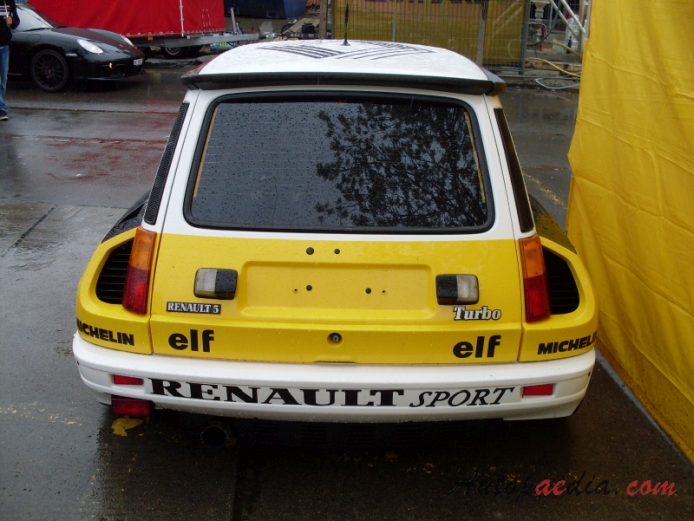 Renault 5 1972-1996 (1982 Turbo 1), rear view