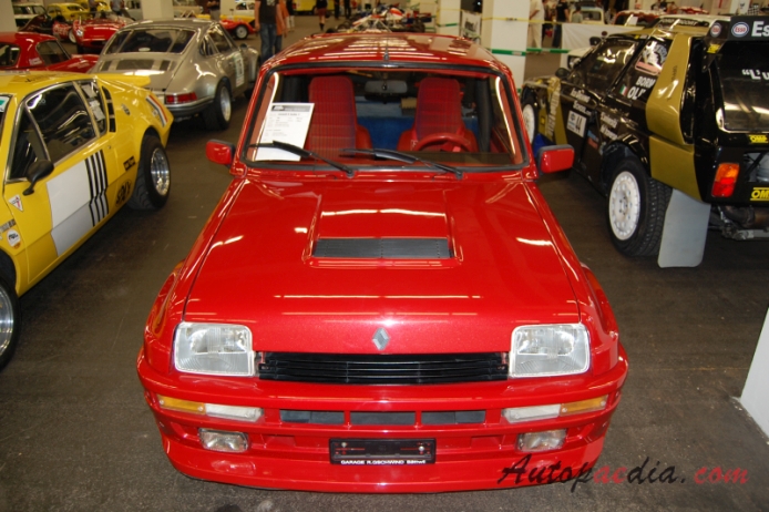 Renault 5 1972-1996 (1983 Turbo 1), front view