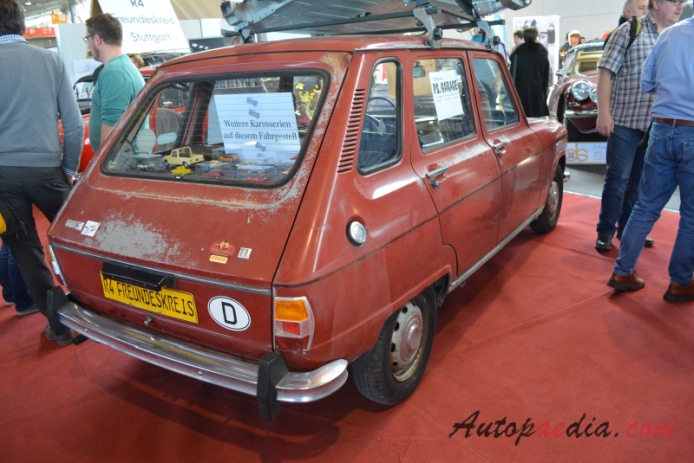 Renault 6 1968-1986 (1973 TL hatchback 5d), prawy tył