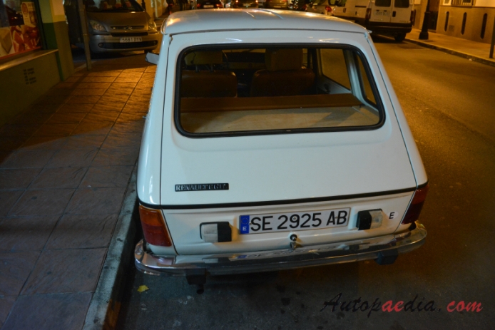 Renault 6 1968-1986 (1978-1986 GTL hatchback 5d), rear view
