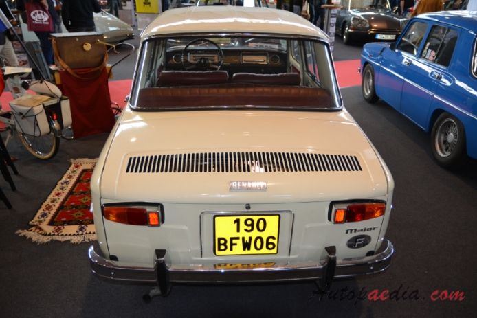 Renault 8 1962-1973 (1965 Renault 8 Major sedan 4d), rear view