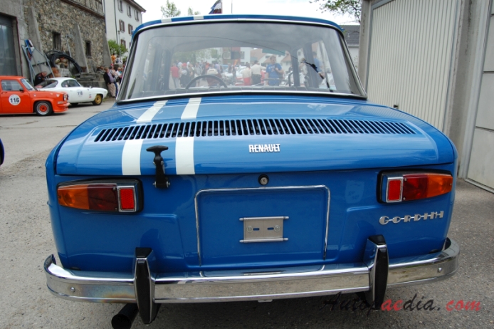 Renault 8 1962-1973 (1969 renault 8 Gordini sedan 4d), rear view