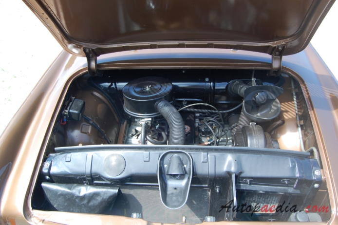 Renault Caravelle 1958-1968 (1963 Renault Floride S cabriolet 2d), engine  