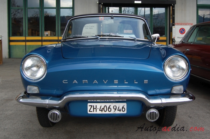 Renault Caravelle 1958-1968 (1967-1968 Renault Caravelle 1100 S cabriolet 2d), przód