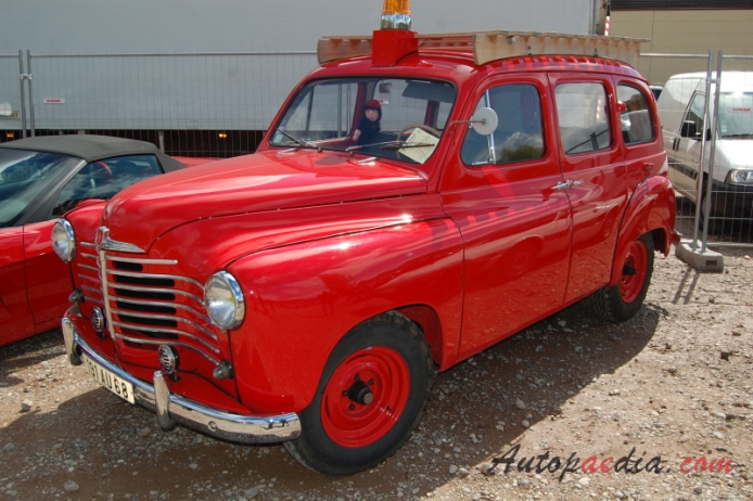 Renault Colorale 1950-1957 (wóz strażacki), lewy przód