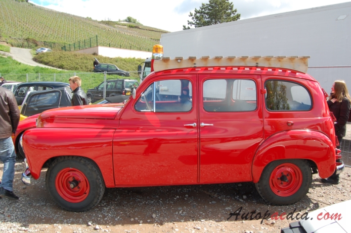 Renault Colorale 1950-1957 (wóz strażacki), lewy bok