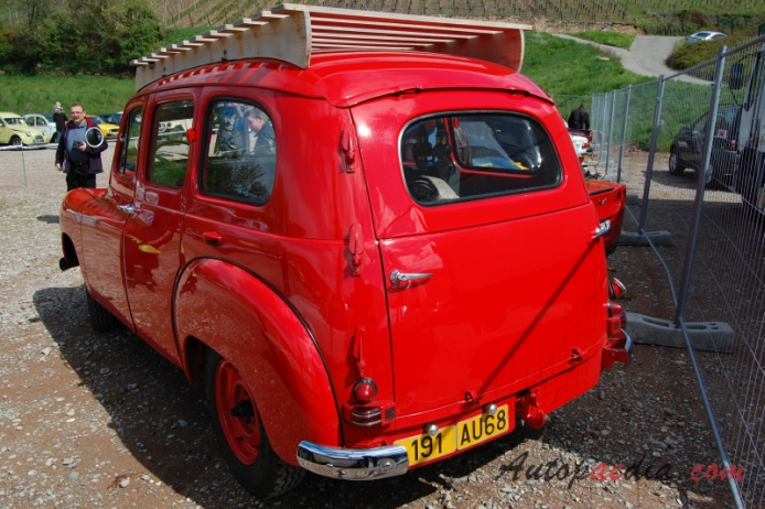 Renault Colorale 1950-1957 (wóz strażacki), lewy tył