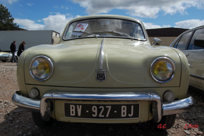 Renault Dauphine 1956-1967 (1958-1961 sedan 4d), front view