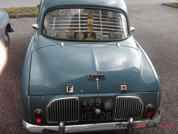 Renault Dauphine 1956-1967 (1960 Ondine sedan 4d), rear view