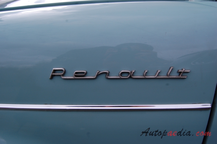 Renault Dauphine 1956-1967 (1961-1962 sedan 4d), emblemat bok 
