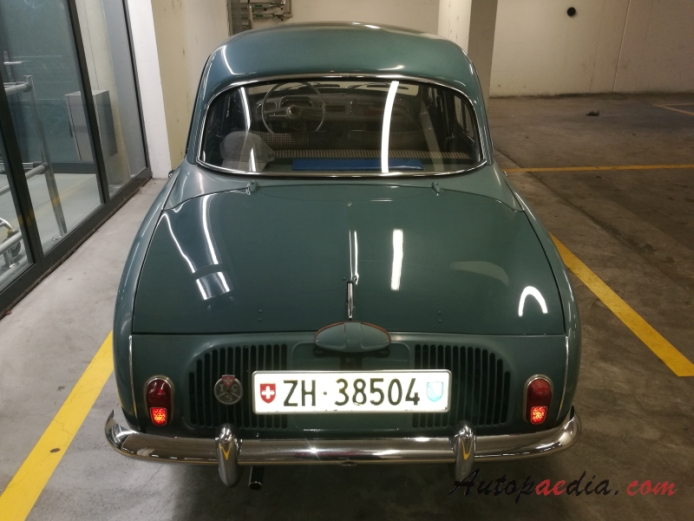 Renault Dauphine 1956-1967 (1961-1962 sedan 4d), tył